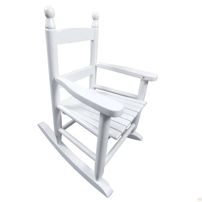 Chaise berçante pour enfants, blanc