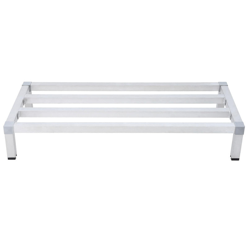 Tablette basse pour plancher utilisée pour le rangement dans les cuisines, les restaurants, les épiceries et les épiceries