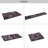 MAVAL Black Washable Rug 2'6'' X 10' Runner Rug (Black+Burgundy, 2'6'' X 10')