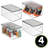 Plastic Storage Organizer Bin Set-127833329