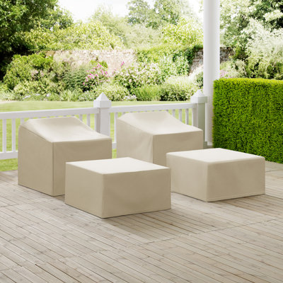 4 Piece Conversation Set Cover by Arlmont & Co.