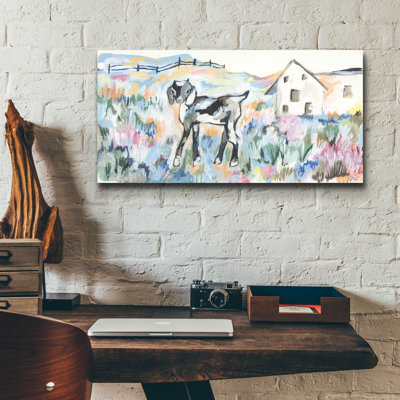 «Daisy the Goat» par Jessica Mingo, art mural en verre acrylique