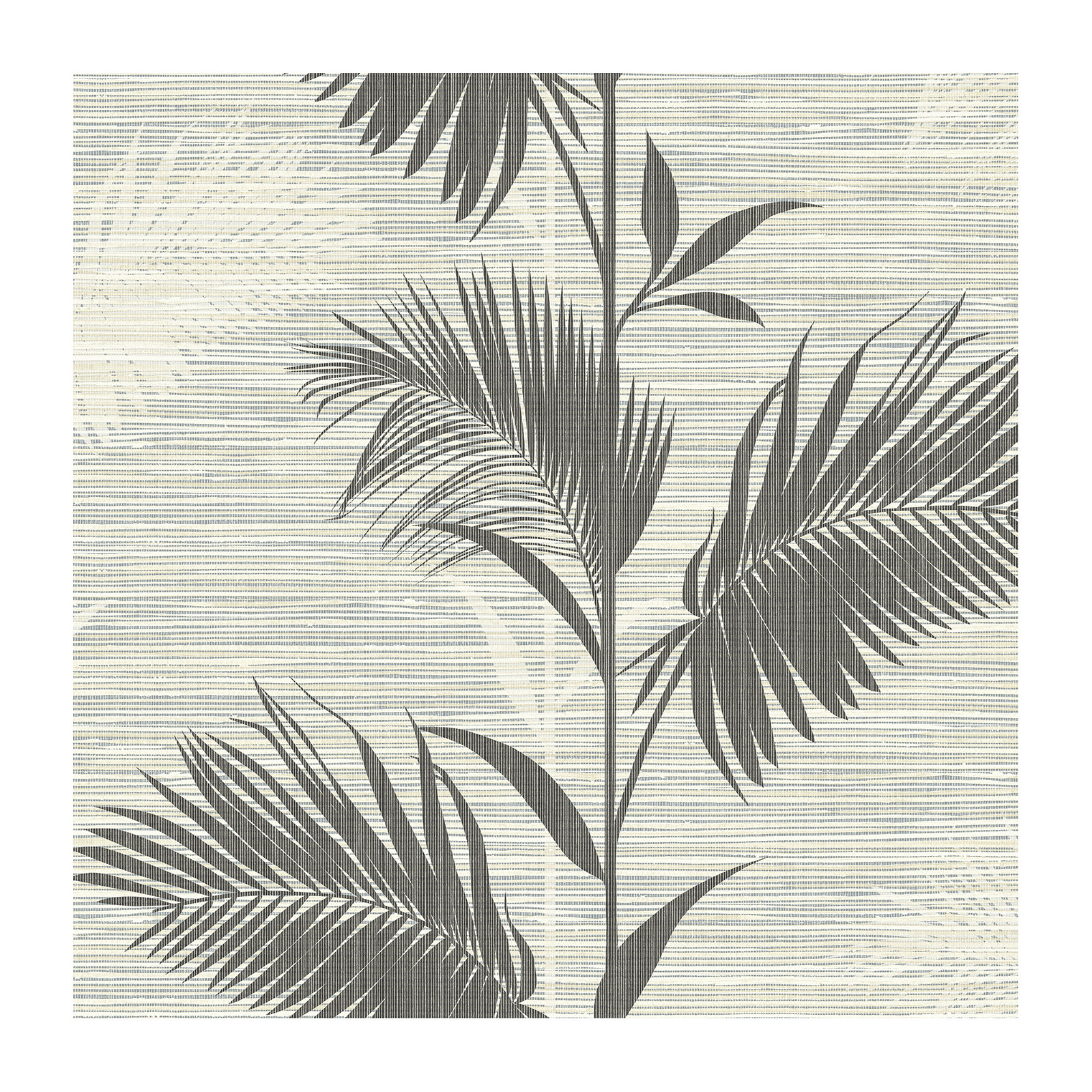 Paonia Modern Floral Wallpaper, Black