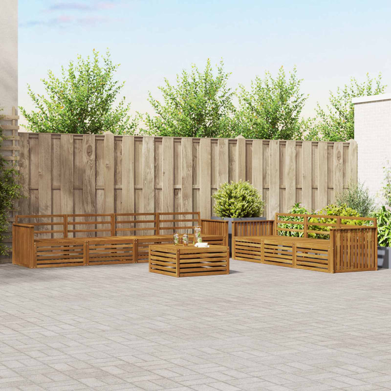 329cm Wide Patio Sectional Set