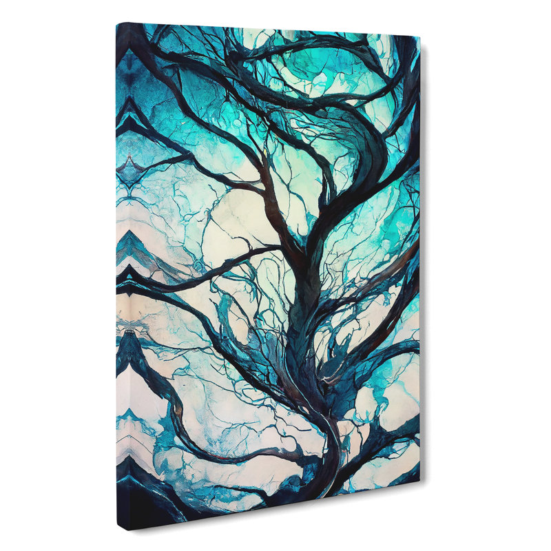 Branches Of A Tree No.2 - Painting, Wrapped Canvas, 50cm H x 35cm W x 3cm D, No Matte