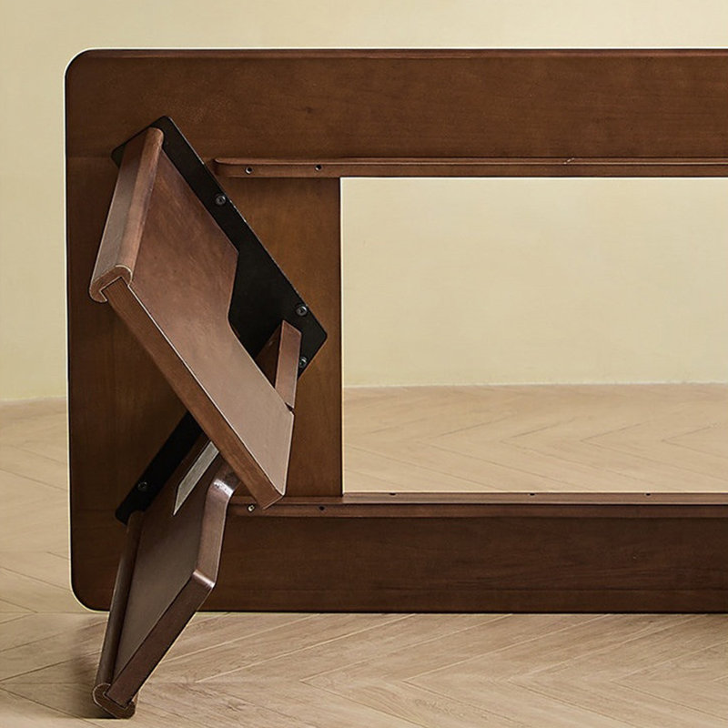 Table de salle à manger noyer, H 29,53 po x L 62,99 po x l 31,5 po