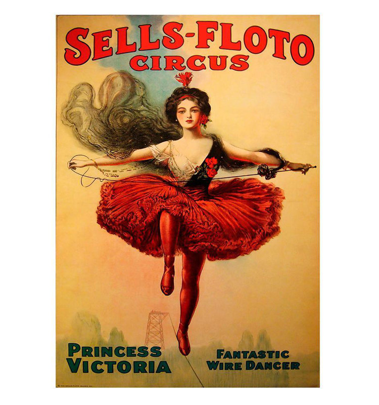 «Bungalow Sells, Floto Circus»