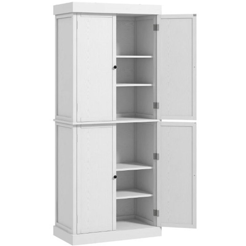 Garde-manger autoportant de style moderne, Blanc