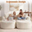 Méridienne double rembourrée 2 pièces, canapé-lit à combinaison libre Bonless, aucun assemblage requis-1243917723