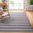 Striped Kilim Flat Weave Cotton Striped Rug-452705659