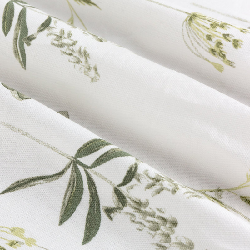 Meadow Cotton Grommet / Eyelet Curtain Panel Pair, 229cm Width x 229cm Drop