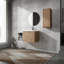 Meuble-lavabo mural avec lavabo et armoire latérale-114704408