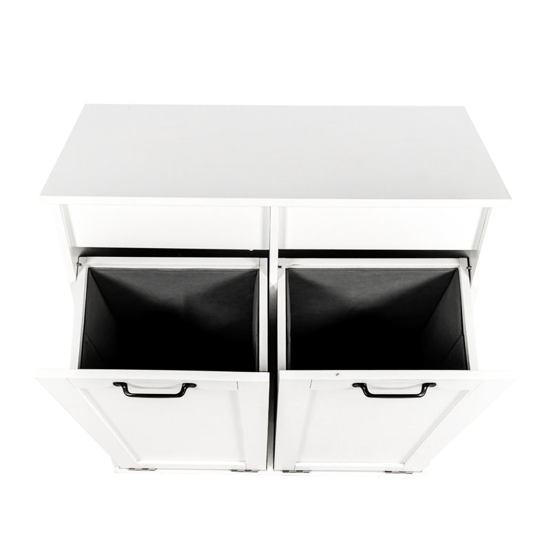 Armoire de buanderie avec sacs amovibles - Triez et rangez facilement vos vêtements