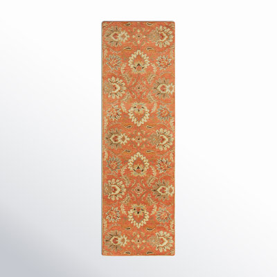 Aaron Terracotta Orange Hand-Tufted Wool Rug