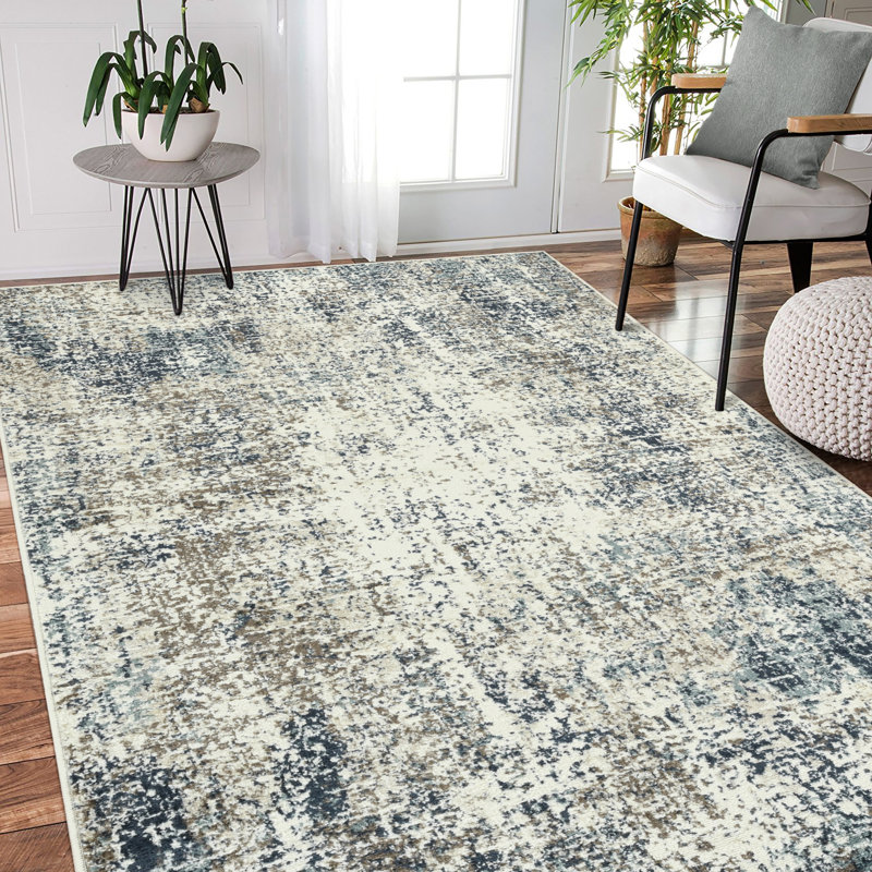 Tapis à poils courts Beacham, Rectangle 2 pi x 3 pi