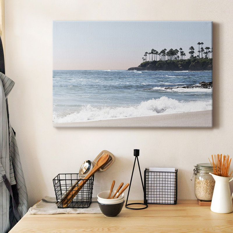 Distant Palms Premium Gallery Wrapped Canvas - Ready to Hang, 32" H x 48" W