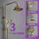 Complete Shower System with Rough in-Valve