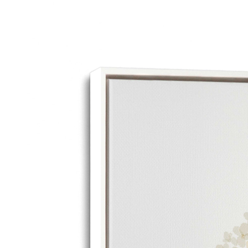 «Anne's Lace I» par House Fenway, reproduction d'art, L 12 po x H 16 po, Blanc, Toile avec cadre