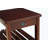 Stenya Contemporary 2-Shelf Rectangular Accent Table with USB in Espresso,End Table,Side Table