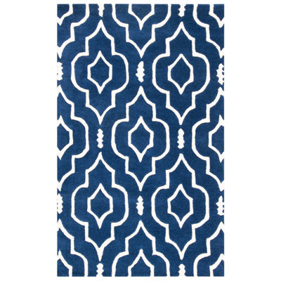 Carolene Hand Tufted Wool Geometric Rug