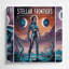 Art mural en métal mauve, Space Pulp