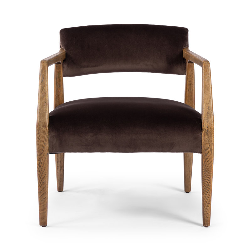 Tyler 22" Armchair, Surrey Cocoa Performance Velvet