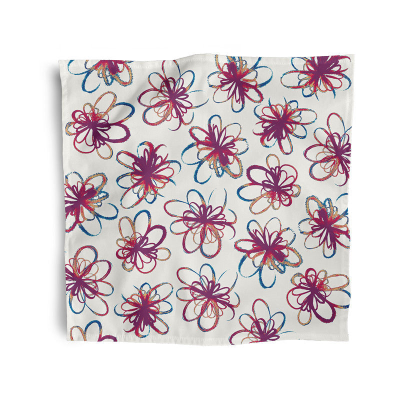 Cimitrio Polyester Modern & Contemporary Napkins, Purple