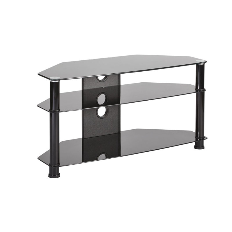 Bathurst TV Stand for TVs up to 43", Black, 50cm H x 100cm W x 40cm D