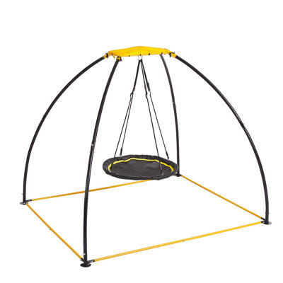 JumpKing Metal Swing Set with 1 Swing(s)