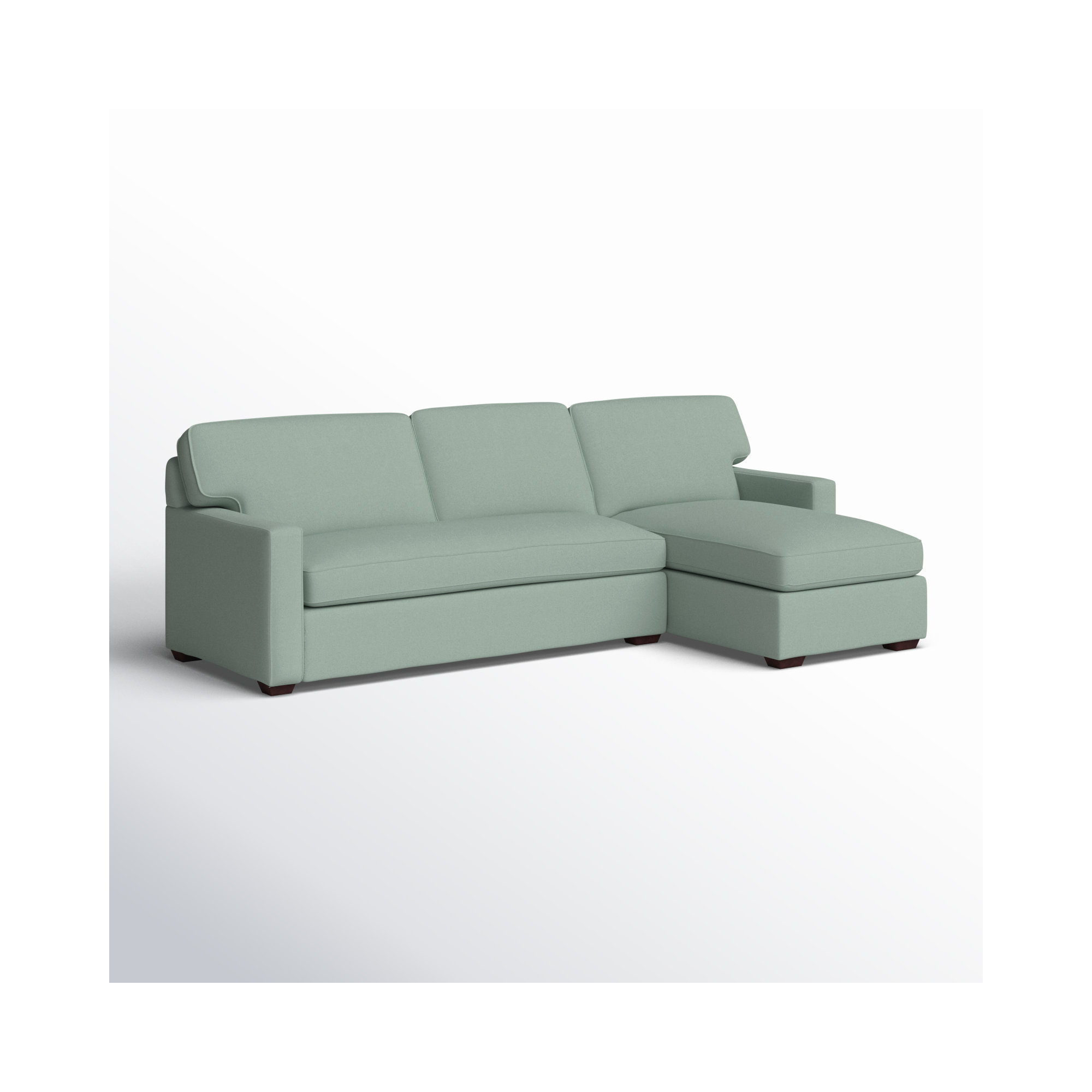 Taylor Upholstered Chaise L-Sectional, Right Hand Facing, Bayou Spray Canvas
