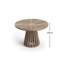 Round 60Cm L Outdoor Coffee Table-1121402893