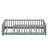 Floor Platform Bed With Built-In Book Storage Rack-1374057396