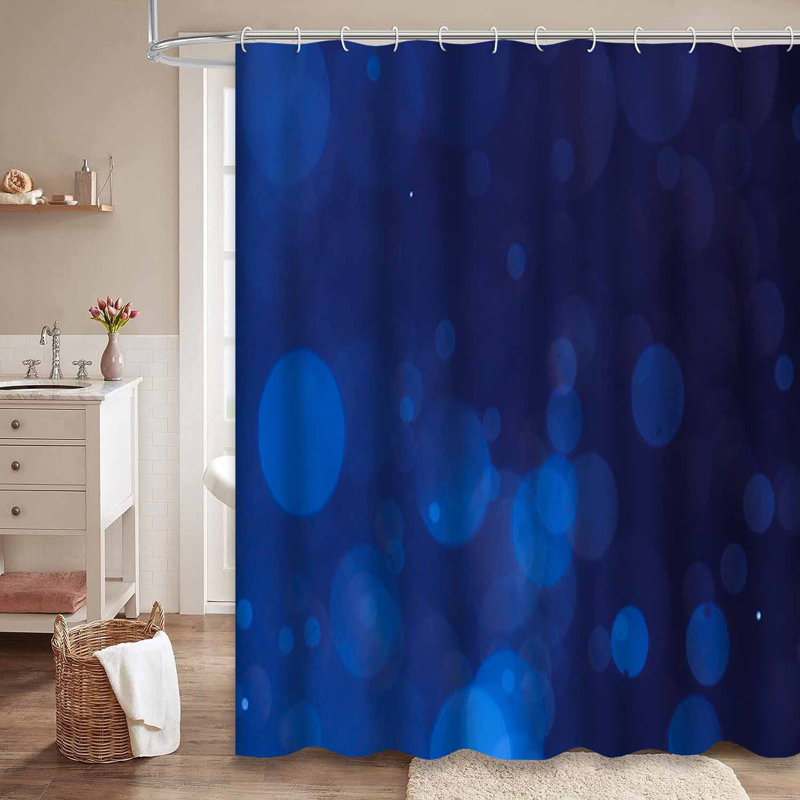 Rideau de douche foncé foncé avec 12 crochets, L 72 po x l 84 po