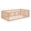 Structure de lit en bois avec clôture et porte-2035212230-2035212255