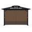 Paroi latérale en polyester pour pavillon de jardin Aoodor-97531257-97531251