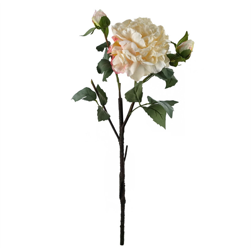 Plastic, Silk Artificial Arrangement, Cream