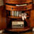 Walnut Solid + Manufactured Wood Corner cabinet