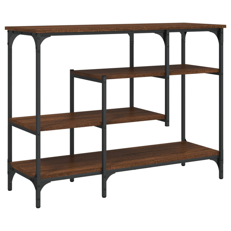 Waw 39.4'' Console Table, Brown Oak