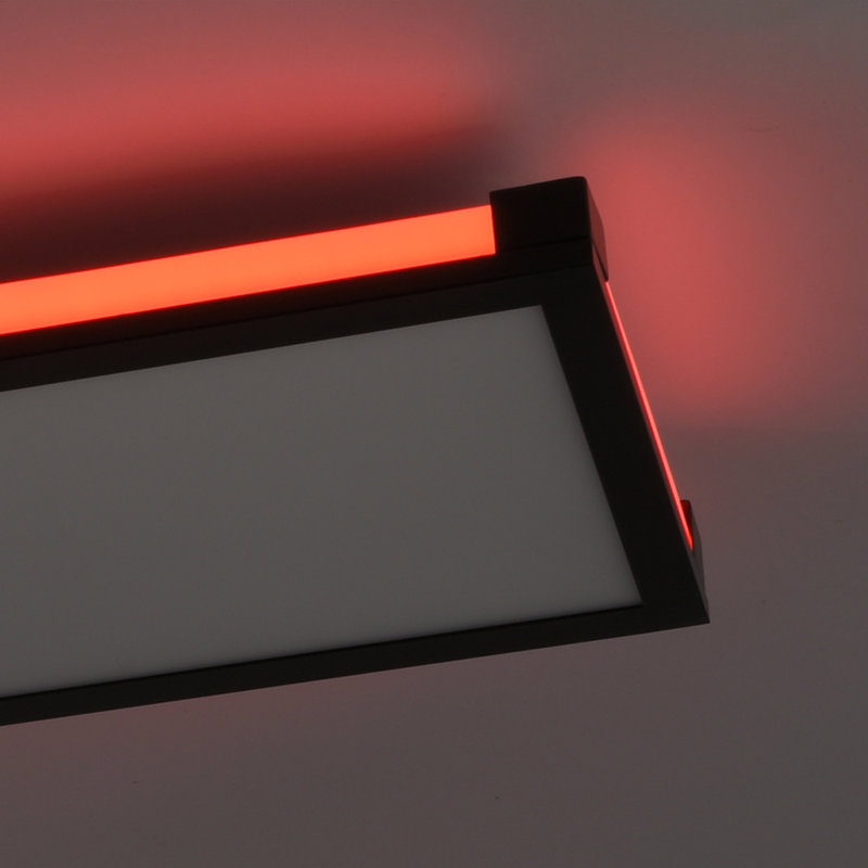 Flush Mounted Ceiling Light Single Flame, 6cm H x 11cm W x 60cm D.