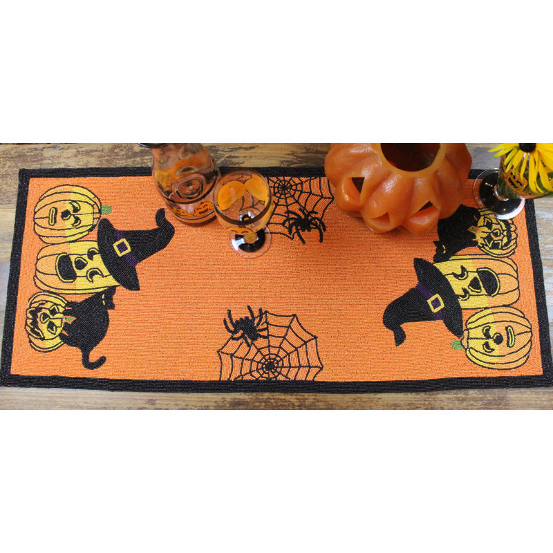 Sippel Beaded Halloween Table Runner