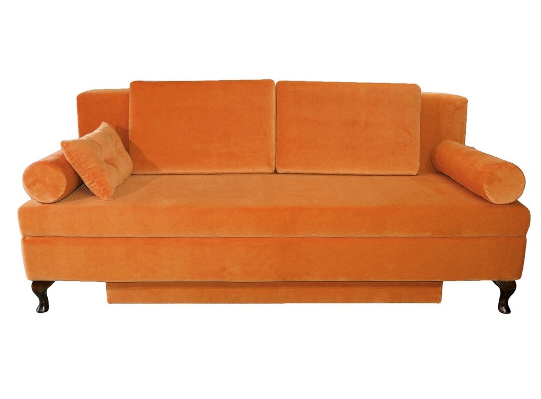 3-Sitzer Schlafsofa Modern aus Samt