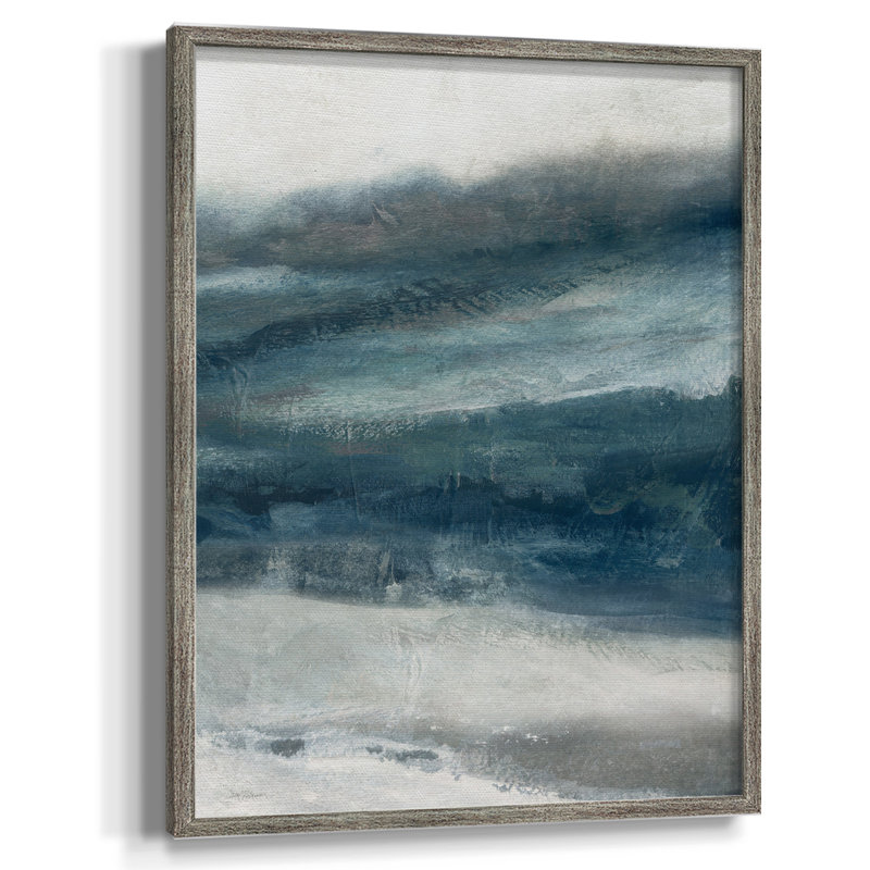 Reproduction encadrée, entrée privée II - bois massif, H 11 po x l 9 po