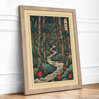 Rest By Flowing Water Japandi - Print