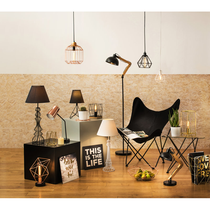Rueben 1 - Light Geometric Pendant, White