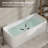 CASAINC 59"x 29.5" Rectangle Freestanding Alcove Solid Surface Soaking Bathtub