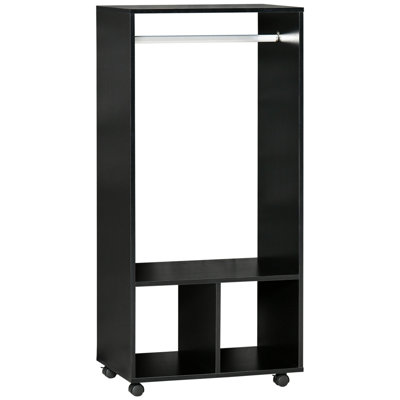60cm Rolling Clothing Rack