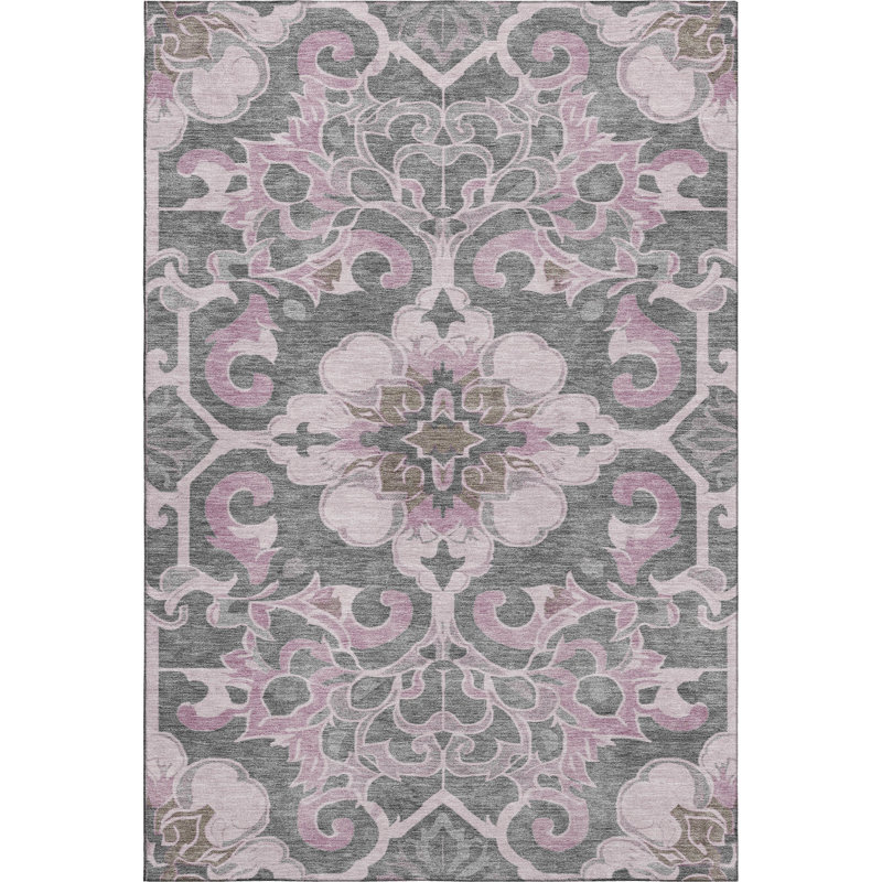 Premium Machine Washable Ralston AMF1947 Global Rug, Rectangle 2'6" x 3'10"