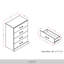 Commode 4 tiroirs en noir-499740421