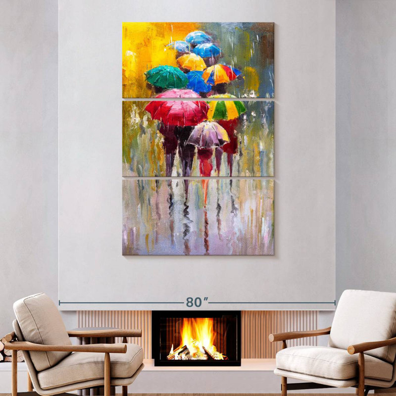Kerner Rainy Day, 74" H x 48" W