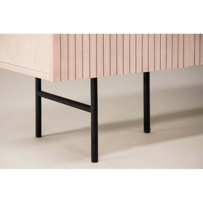 Hertzfeld Steel Standard Accent Cabinet, Oak
